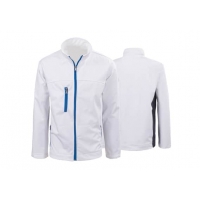 Softshellová bunda biela xxxl