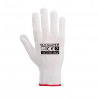 Polyesterové ochranné rukavice s bodkami x-pointer,