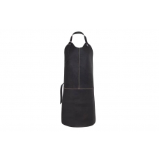 Stitched leather front apron