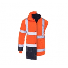 Prolumo 5in1 insulated jacket orange hvp
