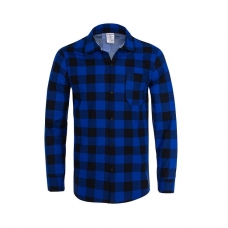 Blue flannel shirt 165 n