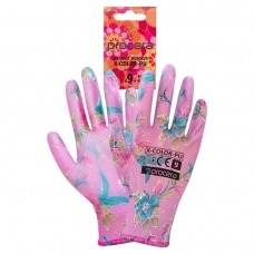 Ochranné rukavice potiahnuté polyur. x-color-pu