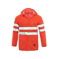 Nepremokavé oblečenie fluo oranžové