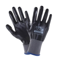 Nitrile-coated protective gloves x-nitall