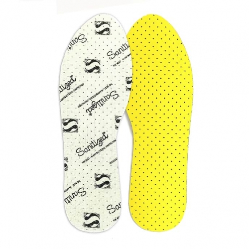 Sanitized antifungal insoles