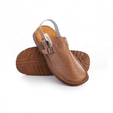 Prophylactic shoes albin with perforation brown