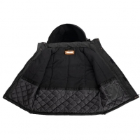 Silvena black insulated jacket