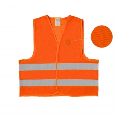 Reflexná sieťovaná vesta Prokam sieťovaná oranžová xxxl