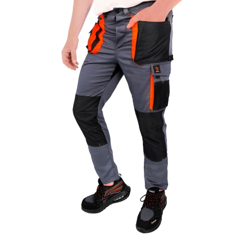 Waist pants proman stretch 250 gray orange