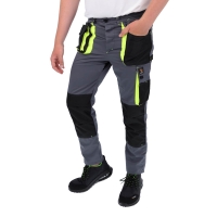 Belt pants proman stretch 250 gray yellow.