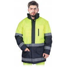 Protective insulated jacket BLUE-YELLOW-J YG