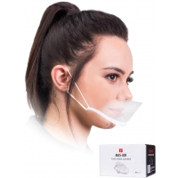 Plastic hygienic clear mask MAS-AIR T