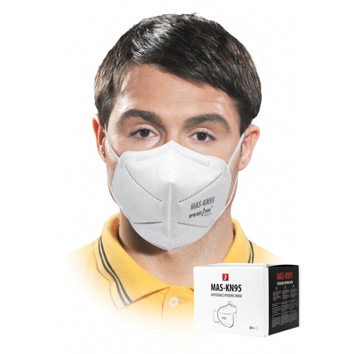Opakovane použiteľná hygienická maska MAS-KN95 W