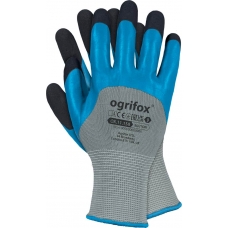 Protective latex gloves ox.11.158 bluton OX-BLUTON SNB