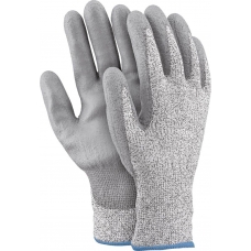 Protective gloves ox.12.844 steel-pu OX-STEEL-PU BWS