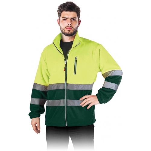 Protective insulated fleece jacket POLSTRIP YZ