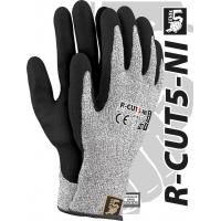 Protective nitrile gloves R-CUT5-NI BWB
