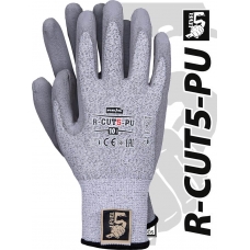 Ochranné polyur. rukavice R-CUT5-PU BWS