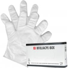 Disposable plastic gloves RFOLIACPE-BOX T