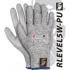 Protective gloves RLEVEL5W-PU MELWBS