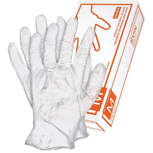 Vinyl gloves RVIN W