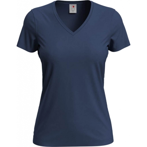 V-neck t-shirt women SST2700 NAV