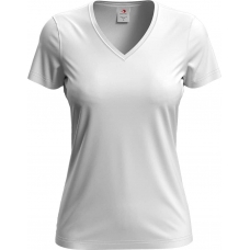 V-neck t-shirt women SST2700 WHI