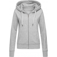 Hooded sweatjacket for women SST5710 GYH