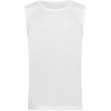 Sleeveless shirt for men SST8440 WHI