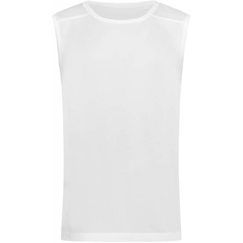 Sleeveless shirt for men SST8440 WHI