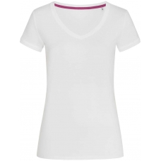 V-neck t-shirt for women SST9130 WHI
